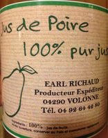 Jus de Poire