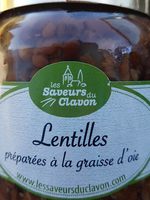 Lentilles graisse d'oie