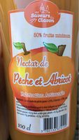 Nectar de peche et abricot