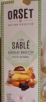 Le vrai sablé chocolat noisettes