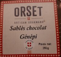 Sablé chocolat génépi
