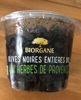 Olives noires entières bio aux herbes de provence