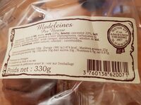 Madeleines pur beurre