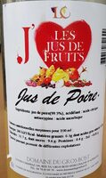Jus de poire