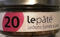 Le pâté lardons fumés et persil