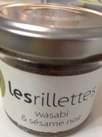 Les rillettes wasabi & sésame noir