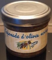 Tapenade d'olives noires