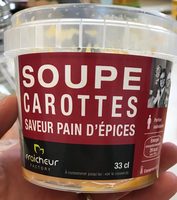 Soupe carottes saveur pain d'épices