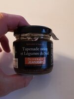 Tapenade noire et légumes du soleil