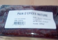 Pain d epices nature