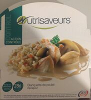Blanquette de poulet riz et champ
