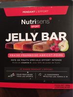 Jelly bar fraise-framboise-abricot-poire