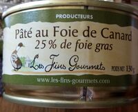 Pâté au foie de canard 25% de foie gras
