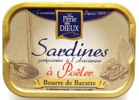 Sardines préparées à l'Ancienne à Poêler (Beurre de Baratte)