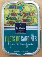 Filets De Sardines Sans Huile Au Thym Et Citron