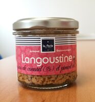 Verrine de Langoustines au foie gras et piment d'Espelette