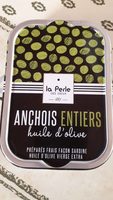 Anchois entiers à l'huile d'olive