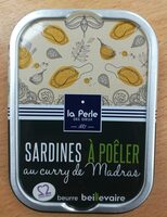 Sardines à poêler au curry de Madras