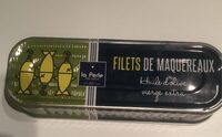 Filets de Maquereaux à l'huile d'olive vierge extra