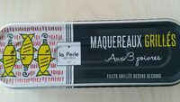 Maquereaux grillés aux 3 poivres