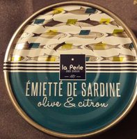 Emietté de sardine, olive et citron