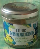 Rillette thon blanc citron vert gingembre