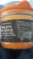 Foie gras de canard entier mi-cuit au piment d'Espelette