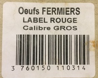 Oeufs fermier