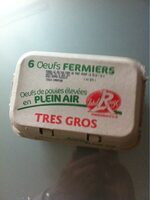 6 œufs fermiers Lebel Rouge