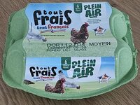 Oeufs plein air tout frais tout français