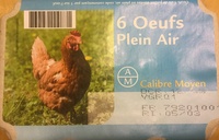 Oeufs plein air