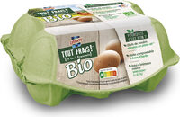 6 œufs BIO - Boite Compostable - LUSTUCRU