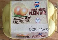 6 gros oeufs plein air