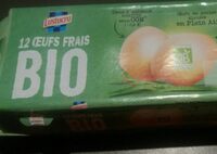 12 oeufs frais Bio