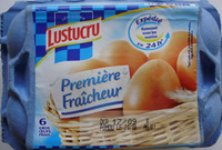 6 Gros Œufs Frais, Première Fraîcheur