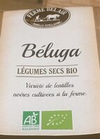 Beluga - variété locale de lentilles noires