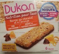 Barres au chocolat et orange