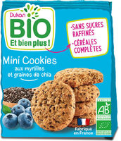 Cookies bio myrtilles et graines de chia