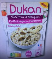 Risotto de konjac aux champignons