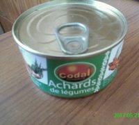 Achard de légumes