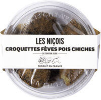 Croquettes fèves pois chiche