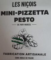Mini pizzetas pesto