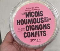 Houmous oignons confits