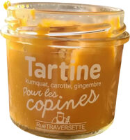 Tartine kumquat, carotte, gingembre