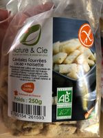 Céréales fourrées cacao et noisette