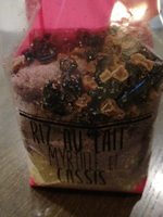 Riz au lait myrtille et cassis
