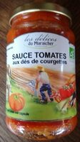 Sauce tomate aux des de courgettes