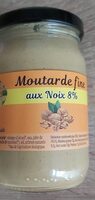 Moutardes bio aux noix