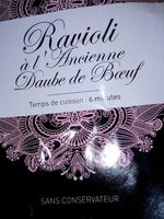 Raviolis a l'ancienne au boeuf