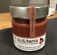 Creme de chocolat, marrons glacés